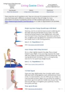 Exercises to make the knee stronger- advanced set